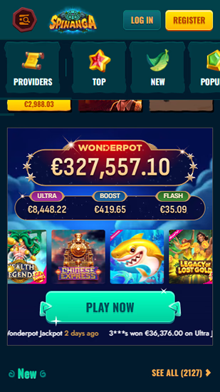 Casinò dal vivo su Spinanga